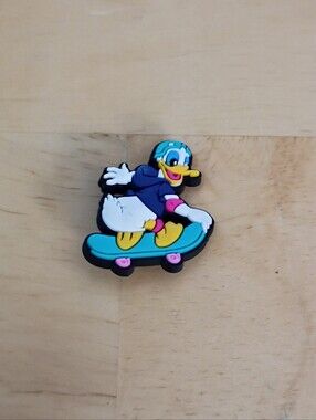 10 for $10 Jibbitz Croc Charms - Donald Duck on Skateboard 2 - New Shoe Charm